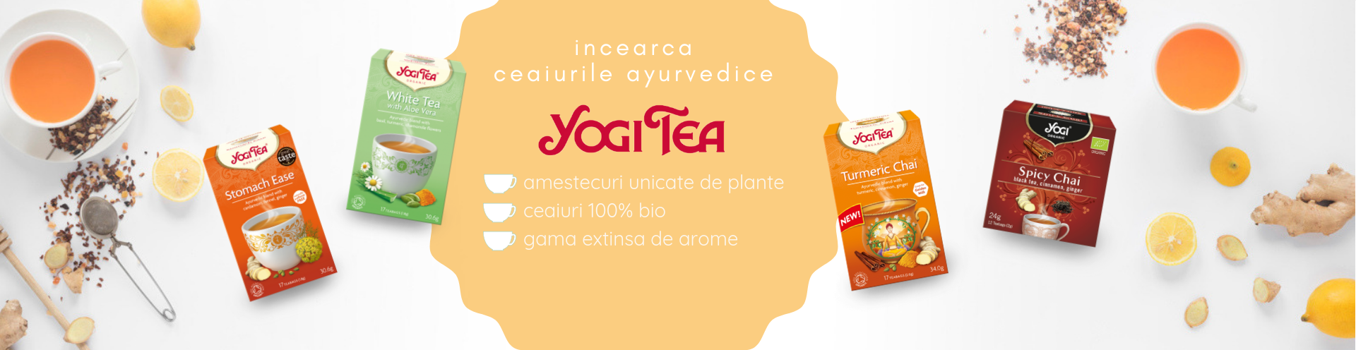 Gama noua de ceaiuri Yogi Tea!